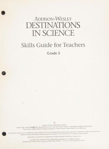 Florida Keys Teacher's Edition Unit E Air & Water (Destinations in Science, Unit E Air & Water)