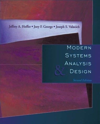 Modern Systems Analysis and Design
