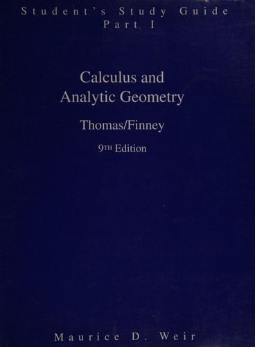 Student Study Guide Part 1 for Calculus