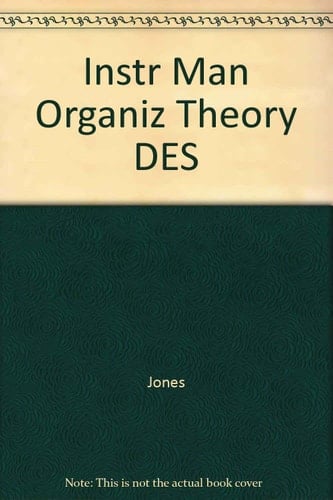 Instr Man Organiz Theory Des
