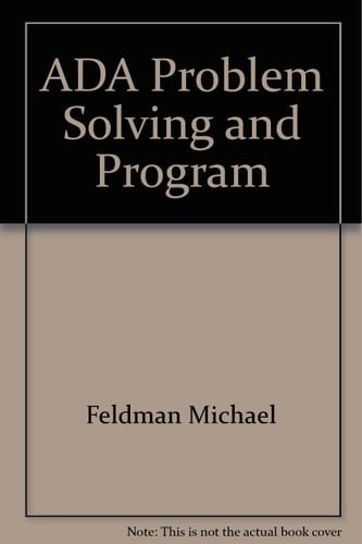 ADA Problem Solving and Program