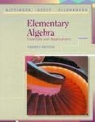 Elementary Algebra: Concepts and Applications