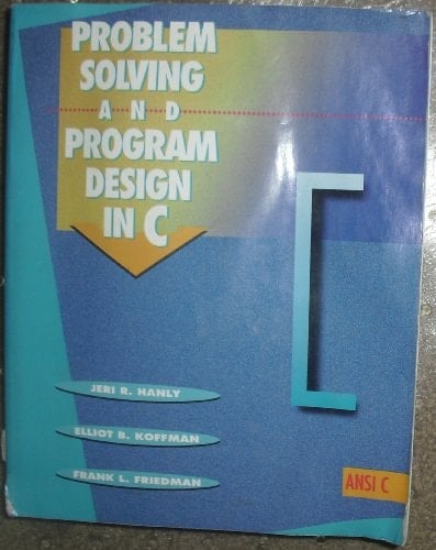 Problem Solving and Program Design in C