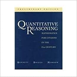 Quantitative Reasoning: Mathematics for Citizens in the 21st Century