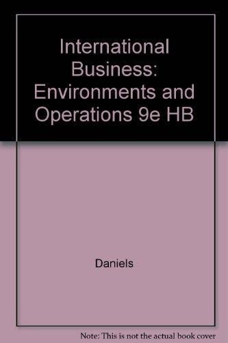 International Business: Environments and Operations 9e HB