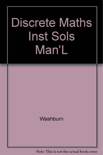 Discrete Maths Inst Sols Man'L
