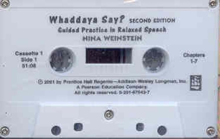 Whaddaya Say? Audiocassettes (3)