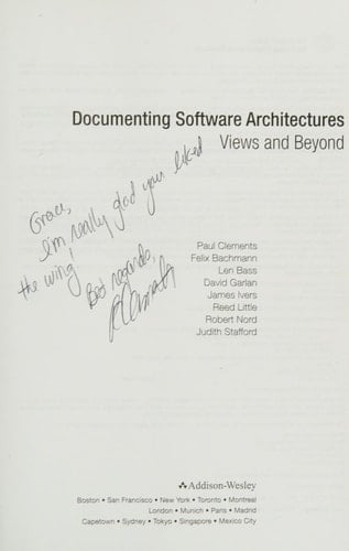 Documenting Software Architectures: Views and Beyond
