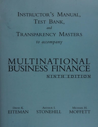 Multinational Business Finance Im/TB/Trans
