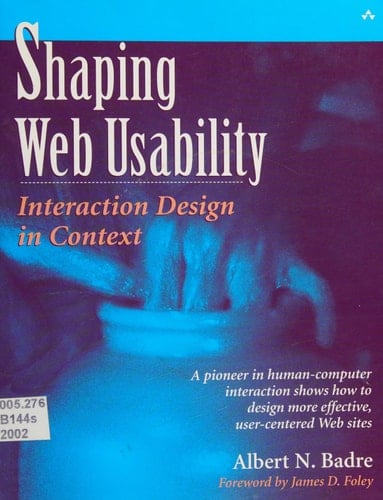 Shaping Web Usability: Interaction Design in Context