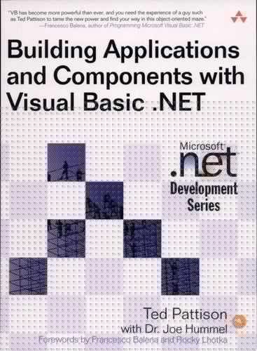 Building Applications and Components with Visual Basic .NET