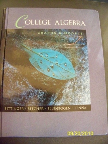 College Algebra: Graphs & Models