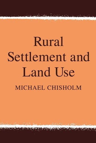 Rural Settlement and Land Use