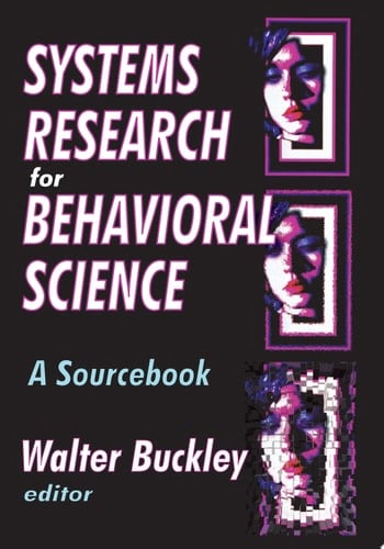 Systems Research For Behavioral Science
