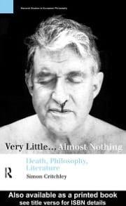 Very Little-- Almost Nothing: Death, Philosophy, Literature