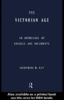 Victorian Age: Anthology of Sources and Documents