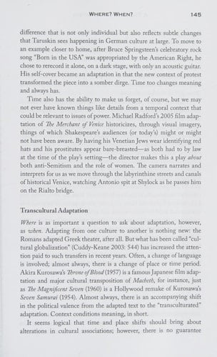 A theory of adaptation