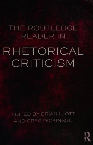 Routledge Reader in Rhetorical Criticism