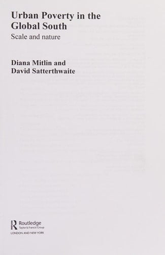 Urban poverty in the global South: scale and nature