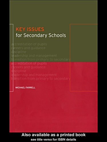 Key Issues for Secondary Schools