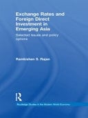 Exchange rate and foreign direct investment in emerging Asia: selected issues and policy options