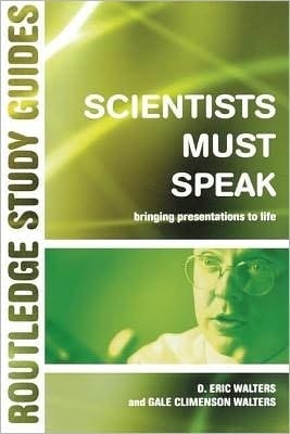 Scientists Must Speak