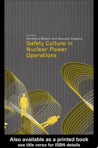 Safety Culture in Nuclear Power Operations