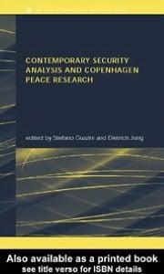Contemporary Security Analysis and Copenhagen Peace Research