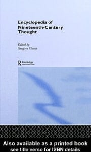 Encyclopedia of Nineteenth Century Thought
