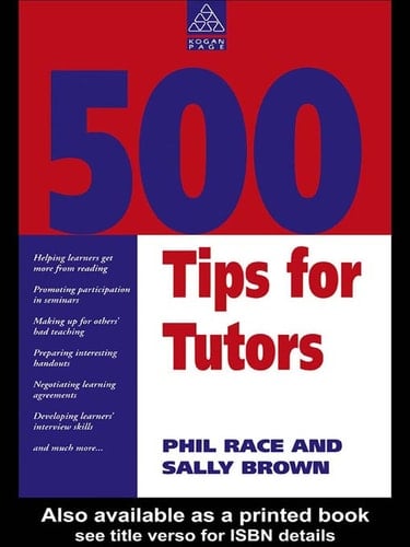 500 Tips for Tutors