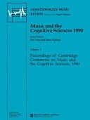 Music and the Cognitive Sciences 1990