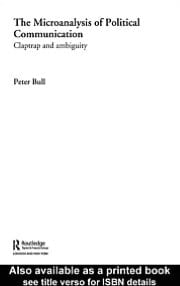 Microanalysis Of Political Communication