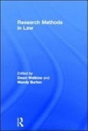 Research Methods in Law