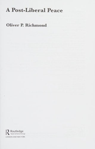 A post-liberal peace