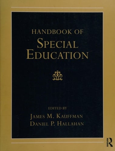 Handbook of special education