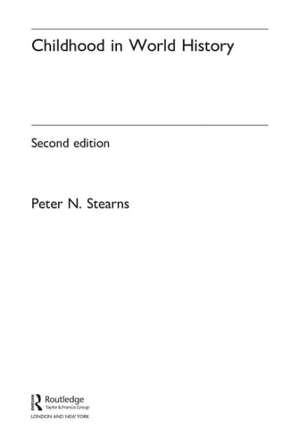 Childhood in World History