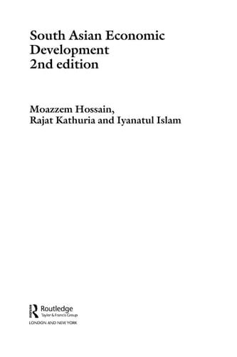 South Asian economic development