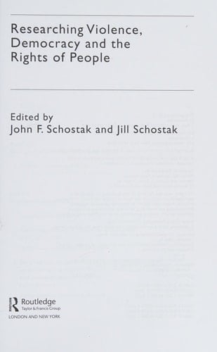 Researching violence, democracy and the rights of people