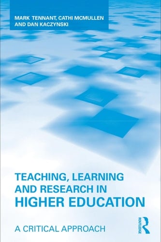 Teaching, learning, and research in higher education: a critical approach