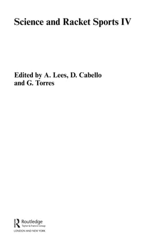 Science and racket sports IV