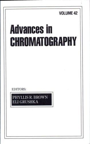 Advances In Chromatography: Volume 42