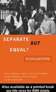 Separate but Equal?: Academic and Vocational Education Post-16