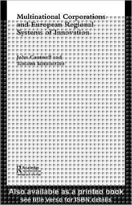 Multinational Corporations And Regional Systems In Europe