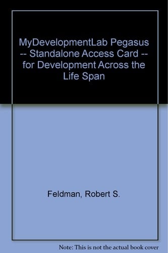 Development Across the Life Span: Mydevelopmentlab Pegasus Student Access Code Card