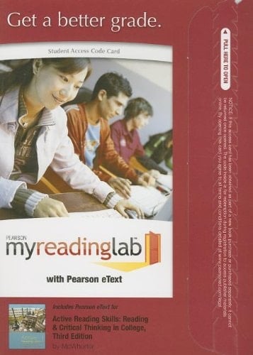 MyReadingLab with Pearson eText -- Standalone Access Code -- for Active Reading Skills (3rd Edition)