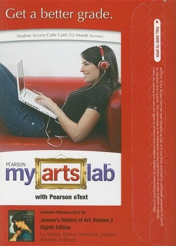 MyArtsLab with Pearson eText -- Standalone Access Card -- for Janson's History of Art, Volume 2 (8th Edition) (MyArtsLab (Access Codes))