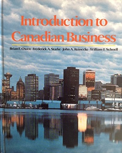 Introduction to Canadian Business