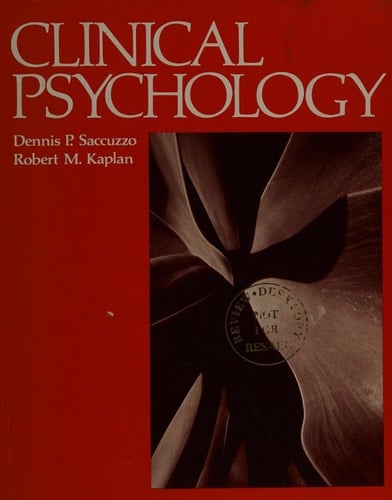 Clinical Psychology