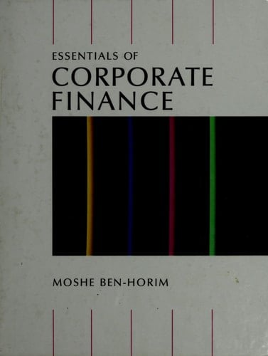 Essentials of Corporate Financial