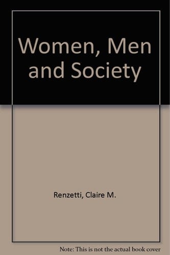 Women, men, and society: The sociology of gender